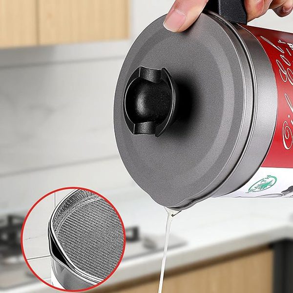 1.4L Stainless Steel Oil Strainer Pot
