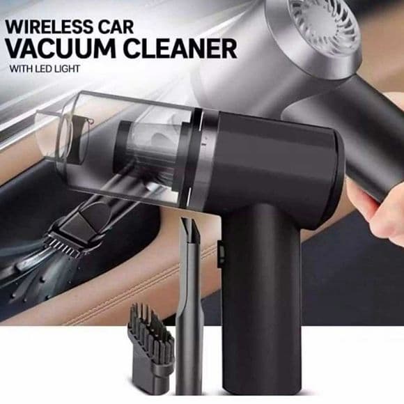 Powerful 3-in-1 Vacuum Cleaner for Car & Home – Compact, Cordless, Wet & Dry, Blower Function