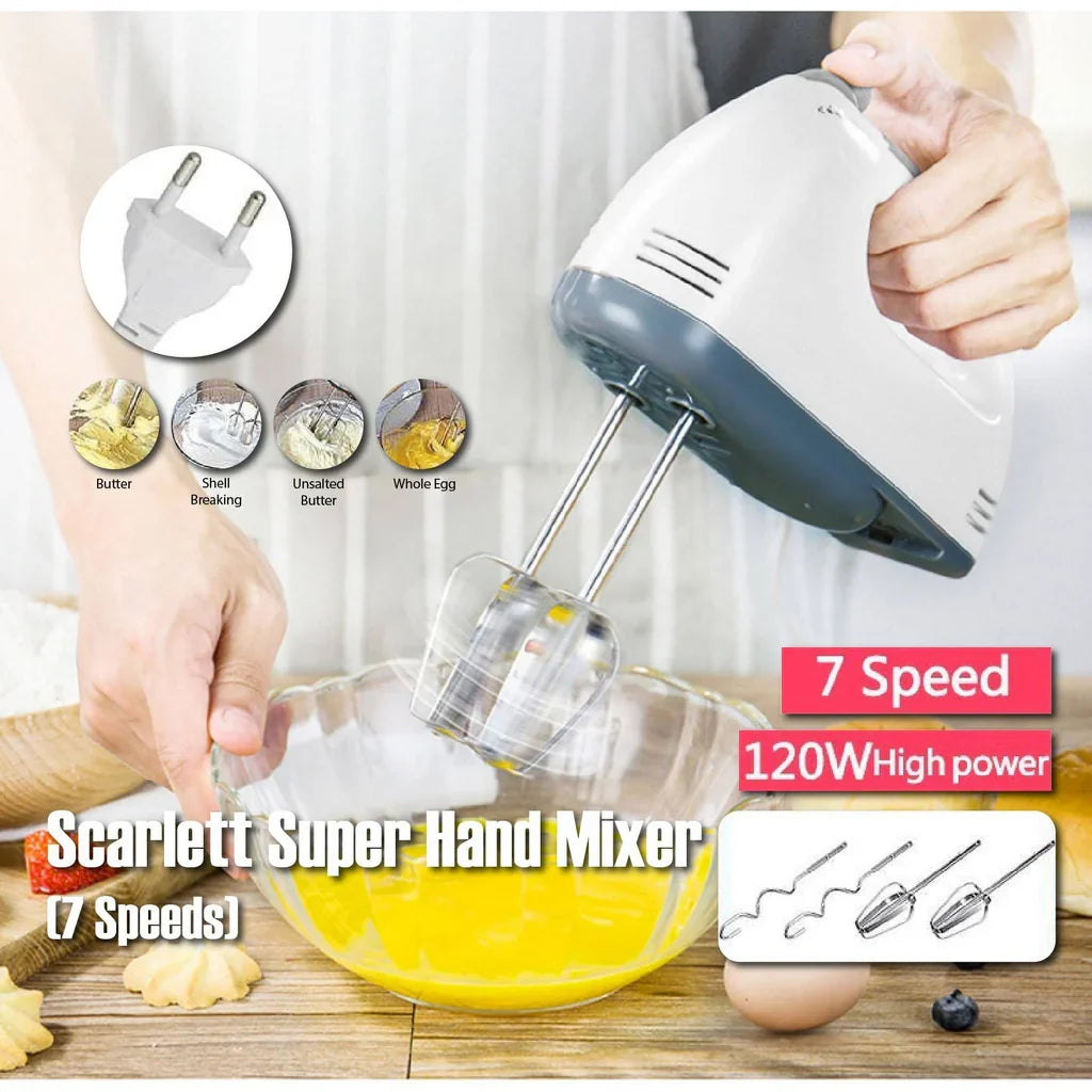 Scarlett Hand Mixer – 7 Speed
